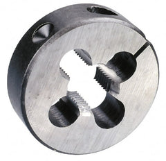 Cle-Line - M4.5x0.75 Metric Coarse High Speed Steel Round Adjustable Die - Best Tool & Supply