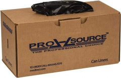 PRO-SOURCE - 1.55 mil Thick, Heavy-Duty Trash Bags - 39" Wide x 46" High, Black - Best Tool & Supply