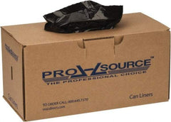 PRO-SOURCE - 1.55 mil Thick, Heavy-Duty Trash Bags - 43" Wide x 48" High, Black - Best Tool & Supply