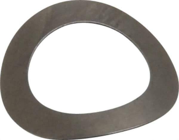 Gardner Spring - 1/4" Bolt, 0.269" ID, Grade 301 Stainless Steel, Curved Disc Spring - 0.423" OD, 0.07" High, 0.007" Thick - Best Tool & Supply