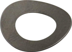 Gardner Spring - 1/4" Bolt, 0.265" ID, Grade 301 Stainless Steel, Curved Disc Spring - 0.49" OD, 1/16" High, 0.011" Thick - Best Tool & Supply