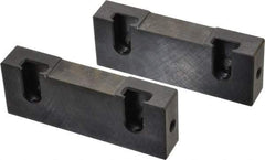 Snap Jaws - 4" Wide x 1-1/2" High x 3/4" Thick, Flat/No Step Vise Jaw - Soft, Steel, Fixed Jaw, Compatible with 4" Vises - Best Tool & Supply