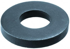 Gibraltar - M30 Screw, Steel Standard Flat Washer - 31mm ID x 68mm OD, 10mm Thick, Black Phosphate Finish - Best Tool & Supply