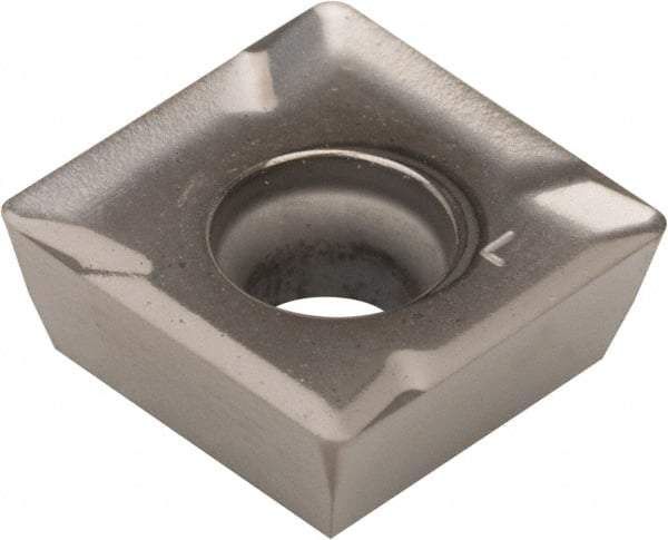 Kennametal - SDCT43 LE Grade KC410M Carbide Milling Insert - TiB2 Finish, 3/16" Thick, 1/2" Inscribed Circle, 0.8mm Corner Radius - Best Tool & Supply