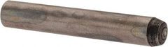 Value Collection - 4mm Diam x 25mm Pin Length Alloy Steel Standard Dowel Pin - C 58-62 Hardness, 5,930 Lb Breaking Strength, 1 Rounded End - Best Tool & Supply