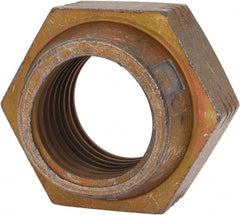 Made in USA - 1-1/2 - 6 UNC Grade L9 Hex Lock Nut with Distorted Thread - Best Tool & Supply