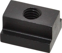 Gibraltar - 5/16-18 Blind Tapped T Slot Nut - 7/16" Slot Width, 11/16 x 7/32" Base Width x Height, 7/8 x 1/2" OAL x Height - Best Tool & Supply