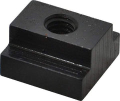 Gibraltar - 5/16-18 Blind Tapped T Slot Nut - 1/2" Slot Width, 7/8 x 9/32" Base Width x Height, 7/8 x 1/2" OAL x Height - Best Tool & Supply