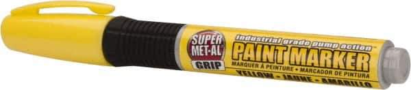 Super Met-Al - Yellow Paint Marker - Oil Based Paint - Best Tool & Supply