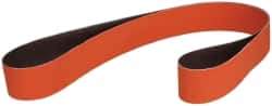 3M - 2" Wide x 60" OAL, 36 Grit, Ceramic Abrasive Belt - Ceramic, Very Coarse, Coated, YF Weighted Cloth Backing, Wet/Dry, Series 984F - Best Tool & Supply