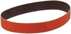 3M - 1-1/2" Wide x 18-15/16" OAL, 80 Grit, Ceramic Abrasive Belt - Ceramic, Medium, Coated, YF Weighted Cloth Backing, Wet/Dry, Series 777F - Best Tool & Supply