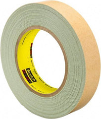 3M - 1" Wide x 10 Yd Long Green Rubber Masking Tape - Series 60894, 33 mil Thick, 25 In/Lb Tensile Strength - Best Tool & Supply