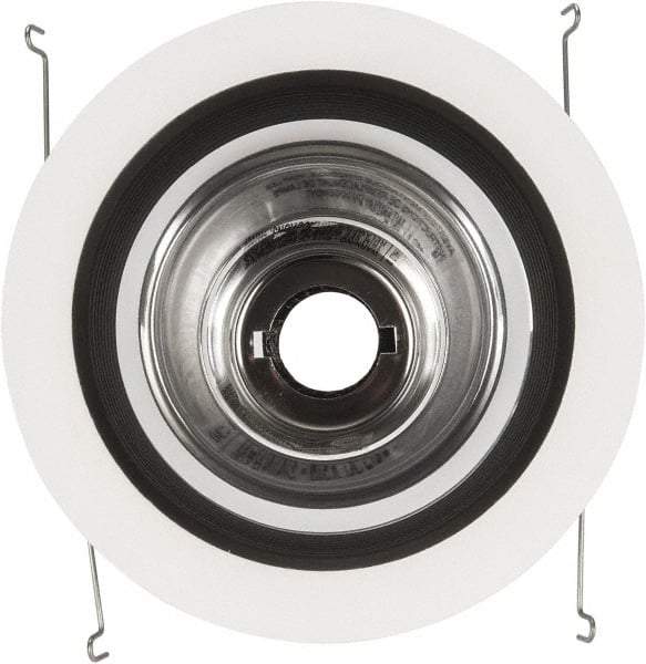 Cooper Lighting - 7-1/4 Inch Wide, Water Resistant, White Fixture Baffle Trim - Metal, UL/cUL Wet Location Listed - Best Tool & Supply