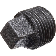 Black Pipe Fittings; Fitting Type: Square Head Plug; Fitting Size: 1″; Material: Malleable Iron; Finish: Black; Thread Standard: BSPT; Connection Type: Threaded; Lead Free: No; Standards: ASTM A197; BS EN 1562