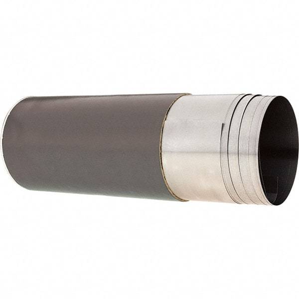 Made in USA - 2.50 m Long x 150 mm Wide x 0.1 mm Thick, Roll Shim Stock - Steel - Best Tool & Supply