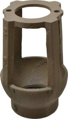 Watts - 1-1/4 to 3" Fit, 4-3/8" Diam, Air Gap Drain - 6-3/4" High, Cast Iron - Best Tool & Supply