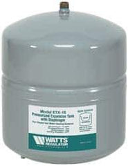 Watts - 2.5 Gallon Capacity, 4.5 Gallon Tank, 11 Inch Diameter, 14 Inch High, 1/2 Inch Port, Expansion Tank - Steel, Polymer Coating - Best Tool & Supply