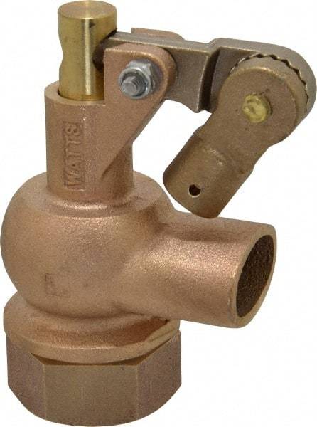 Watts - 1" Pipe, Bronze, Mechanical Float Valve - 165 psi, FPT x FPT End Connections - Best Tool & Supply