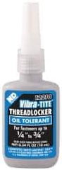 Vibra-Tite - 10 mL Bottle, Blue, Medium Strength Liquid Threadlocker - Series 122, 24 hr Full Cure Time, Hand Tool Removal - Best Tool & Supply