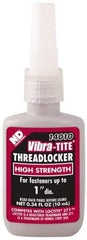 Vibra-Tite - 10 mL Bottle, Red, High Strength Liquid Threadlocker - Series 140, 24 hr Full Cure Time, Hand Tool, Heat Removal - Best Tool & Supply