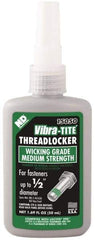 Vibra-Tite - 50 mL Bottle, Green, Medium Strength Liquid Threadlocker - Series 150, 24 hr Full Cure Time, Hand Tool Removal - Best Tool & Supply