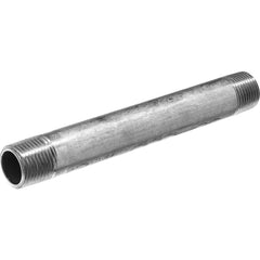 Stainless Steel Pipe Nipples & Pipe; Thread Style: Threaded on Both Ends; Construction: Welded; Schedule: 40; Thread Standard: NPT; BSPT; Lead Free: Yes; Standards: ASTM A733; ASTM A312; ANSI/ASME B1.20.1; Overall Length: 12.00