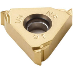 Seco - 16NR Internal Right Hand 18 UN Laydown Threading Insert - Grade CP500, TiAlN/TiN Coated Carbide - Best Tool & Supply