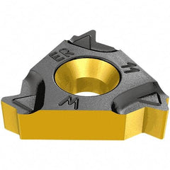 Iscar - 11ER External Right Hand ISO Laydown Threading Insert - Grade IC908, TiAlN Coated Carbide, 6.35mm Inscribed Circle - Best Tool & Supply