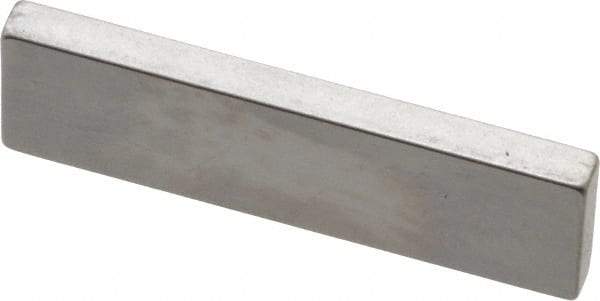 Mitutoyo - 0.101" Rectangular Steel Gage Block - Accuracy Grade AS-1, Includes Certificate of Inspection - Best Tool & Supply