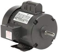 US Motors - 3/4 hp, TEFC Enclosure, Auto Thermal Protection, 3,450 RPM, 115/230 Volt, 60 Hz, Single Phase Permanent Split Capacitor (PSC) Motor - Size 56 Frame, Rigid Mount, 1 Speed, Ball Bearings, 9.8/4.9 Full Load Amps, A Class Insulation, Reversible - Best Tool & Supply