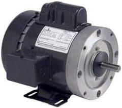 US Motors - 1.5 hp, Totally Enclosed Fan Cooled, No Thermal Protection, 1,725 RPM, 115/208-230 Volt, 60 Hz, Cap Start-Cap Run Motor - Size 56HC Frame, C-Face Mount, 1 Speed, Ball Bearings, 14.4/8.0-7.2 Full Load Amps, B Class Insulation - Best Tool & Supply