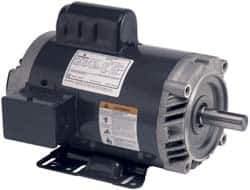 US Motors - 7-1/2 hp, ODP Enclosure, 3,480 RPM, 230 Volt, 60 Hz, Industrial Electric AC/DC Motor - Size 213 Frame, Horizontal-Footed Mount, 1 Speed, Ball Bearings, 30.4 Full Load Amps, F Class Insulation - Best Tool & Supply