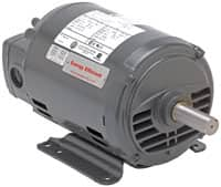 3/4 hp, ODP Enclosure, No Thermal Protection, 1,140 RPM, 208-220/440 Volt, 60/50 Hz, Three Phase Energy Efficient Motor Size 56H Frame, Rigid Mount, 1 Speed, Ball Bearings, 3.0-3.0/1.5 & 3.5-3.7/1.9 Full Load Amps, A Class Insulation, Reversible