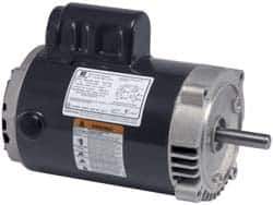 US Motors - 1 hp, ODP Enclosure, No Thermal Protection, 1,725 RPM, 115/208-230 Volt, 60 Hz, Industrial Electric AC/DC Motor - Size 56 Frame, C-Face Mount, 1 Speed, Ball Bearings, 14.8/7.5-7.3 Full Load Amps, B Class Insulation, CCW Lead End Rev - Best Tool & Supply