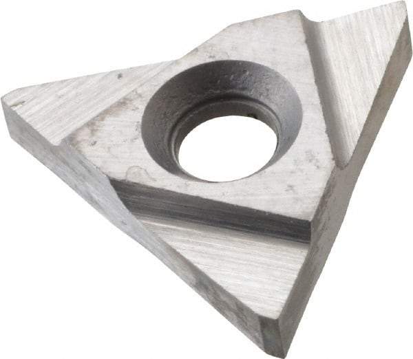 Interstate - 32TNMC Grade I22, 3/32" Cutting Width Carbide Grooving Insert - 0.15" Max Depth of Cut, Right Hand, Uncoated - Best Tool & Supply