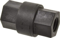 Specialty Mfr - 1/4" Polypropylene Check Valve - Inline, FNPT x FNPT, 125 WOG - Best Tool & Supply