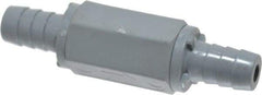 Specialty Mfr - 1/2" PVC Check Valve - Inline, Barb x Barb, 125 WOG - Best Tool & Supply