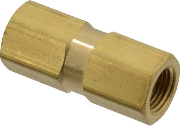 Specialty Mfr - 1/8" Brass Check Valve - Inline, FNPT x FNPT, 500 WOG - Best Tool & Supply