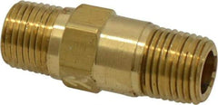 Specialty Mfr - 1/8" Brass Check Valve - Inline, MNPT x MNPT, 500 WOG - Best Tool & Supply