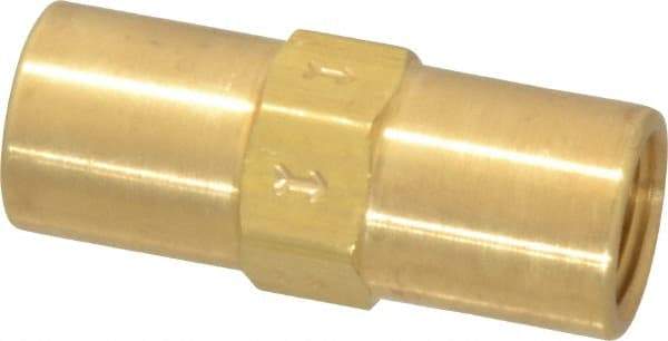 Specialty Mfr - 1/4" Brass Check Valve - Inline, FNPT x FNPT, 500 WOG - Best Tool & Supply