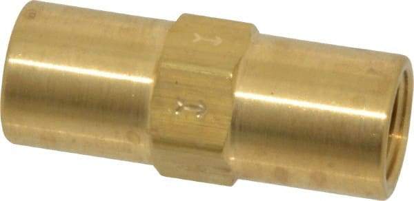 Specialty Mfr - 1/4" Brass Check Valve - Inline, FNPT x FNPT, 500 WOG - Best Tool & Supply