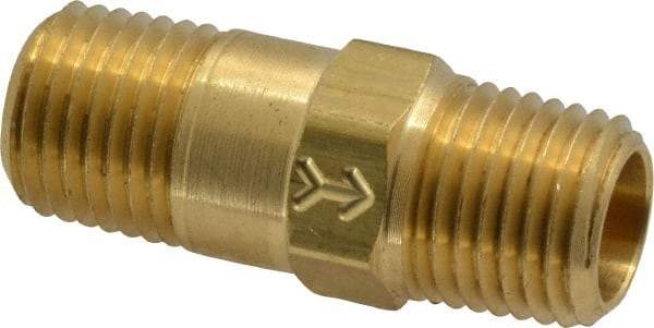 Specialty Mfr - 1/4" Brass Check Valve - Inline, MNPT x MNPT, 500 WOG - Best Tool & Supply