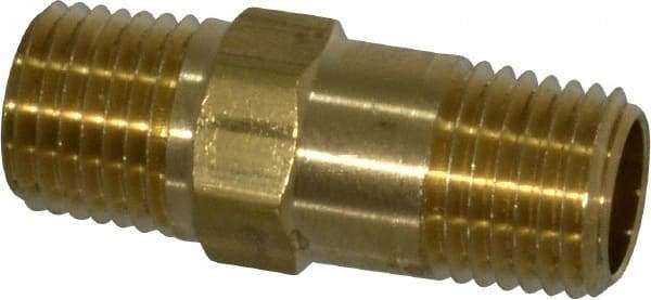 Specialty Mfr - 1/4" Brass Check Valve - Inline, MNPT x MNPT, 500 WOG - Best Tool & Supply