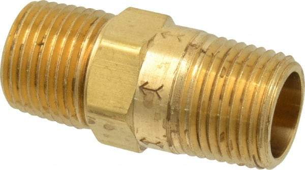 Specialty Mfr - 1/2" Brass Check Valve - Inline, MNPT x MNPT, 500 WOG - Best Tool & Supply