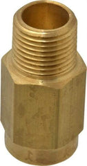 Specialty Mfr - 1/2" Brass Check Valve - Inline, FNPT x MNPT, 500 WOG - Best Tool & Supply