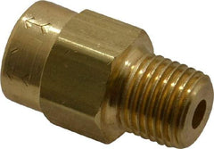 Specialty Mfr - 1/4" Brass Check Valve - Inline, MNPT x FNPT, 2,500 WOG - Best Tool & Supply