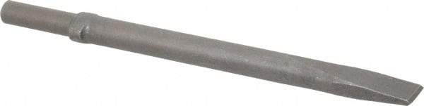 Ingersoll-Rand - 1" Head Width, 12" OAL, Flat Chisel - Round Drive, Round Shank, Steel - Best Tool & Supply