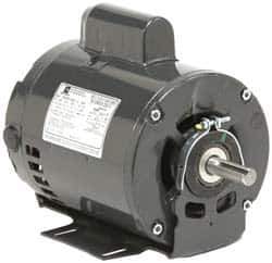 US Motors - 1 hp, ODP Enclosure, Auto Thermal Protection, 1,725 RPM, 115/208-230 Volt, 60 Hz, Industrial Electric AC/DC Motor - Size 56 Frame, Resilient Mount, 1 Speed, Sleeve Bearings, 14.0/7.0 Full Load Amps, A Class Insulation, Reversible - Best Tool & Supply