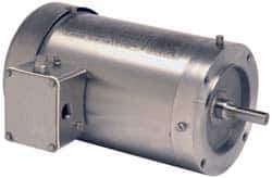 US Motors - 1/2 hp, TENV Enclosure, No Thermal Protection, 1,725 RPM, 208-230/460 Volt, 60 Hz, Three Phase Energy Efficient Motor - Size 56C Frame, C-Face Mount, 1 Speed, Ball Bearings, 2.0-1.9/0.9 Full Load Amps, F Class Insulation, Reversible - Best Tool & Supply