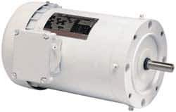 US Motors - 1.5 hp, TENV Enclosure, No Thermal Protection, 3,450 RPM, 208-230/460 Volt, 60 Hz, Three Phase Standard Efficient Motor - Size 56 Frame, C-Face Mount, 1 Speed, Ball Bearings, 4.7-4.6/2.3 Full Load Amps, F Class Insulation, CCW Lead End - Best Tool & Supply